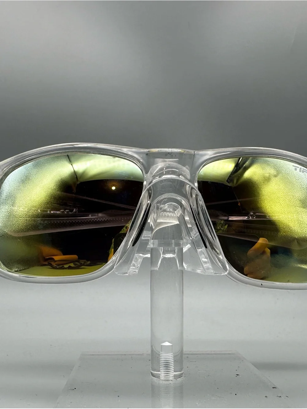Tifosi Swank Crystal Clear Yellow Mirrored Sport Sunglasses 1520405374 #7282